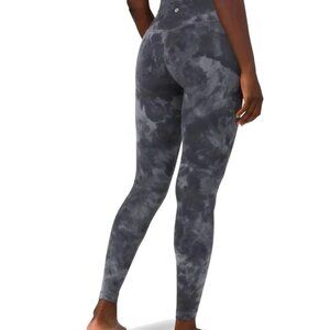 Lululemon Align™ High-Rise Pant 25" - Grey Tie-Dye, Size 6